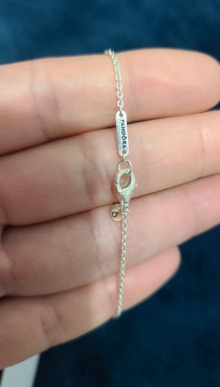 Collar Pandora Plata de corazón original