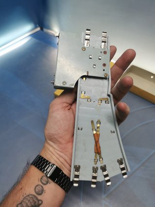 Desvío derecha, Paya, esc. S, material maqueta ferroviaria