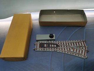 Desvío derecha, Paya, esc. S, material maqueta ferroviaria