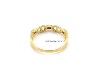 anillo oro 18k con piedra con circonita