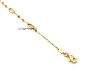 pulsera oro 18k con piedra con circonita