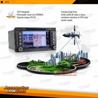 RADIO NAVEGADOR 7 PULGADAS HD ESPECÍFICO PARA VW