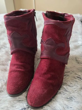 Botines ante Cool the Sack Burdeos