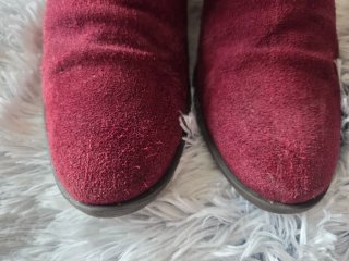 Botines ante Cool the Sack Burdeos