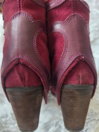 Botines ante Cool the Sack Burdeos