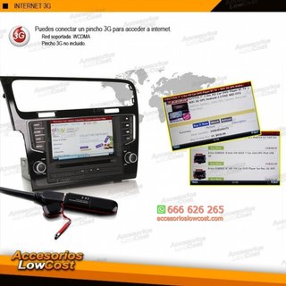 PANTALLA GOLF 7 - RADIO NAVEGADOR 7 PULGADAS HD E