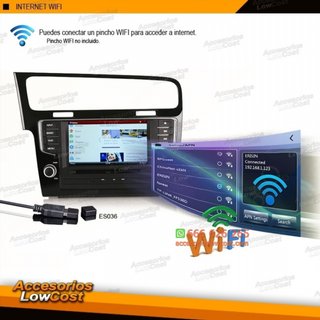PANTALLA GOLF 7 - RADIO NAVEGADOR 7 PULGADAS HD E