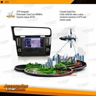 PANTALLA GOLF 7 - RADIO NAVEGADOR 7 PULGADAS HD E