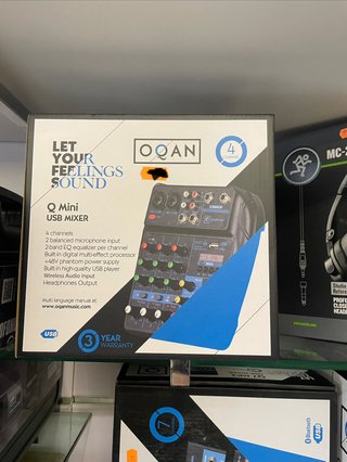OQAN Q Mini Mezclador USB 4 Canales
