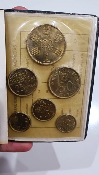 Cartera Monedas Mundial 82 España