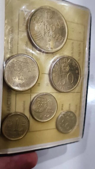 Cartera Monedas Mundial 82 España