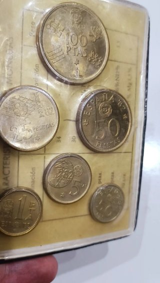 Cartera Monedas Mundial 82 España