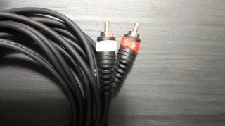 Cable RCA Negro Nuevo de 3m