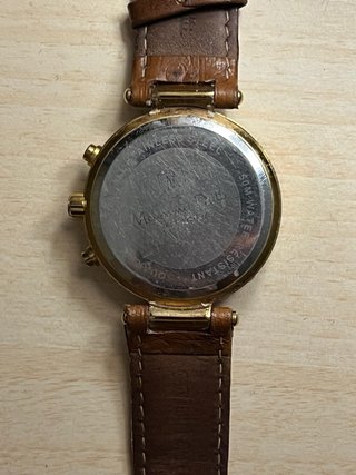 Reloj Massimo Dutti Dorado y Marrón