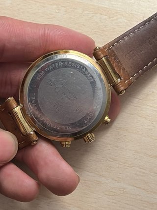 Reloj Massimo Dutti Dorado y Marrón