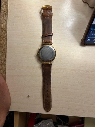 Reloj Massimo Dutti Dorado y Marrón
