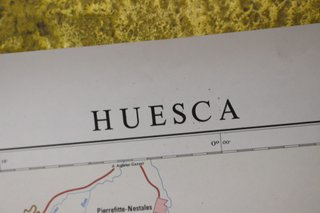 Mapa Provincial de Huesca. 1979. Instituto Geográfico Nacional.
