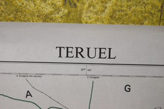 Mapa Provincial de Teruel. 1979. Instituto Geográfico Nacional.