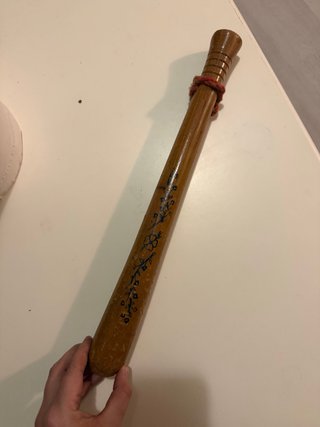 Bate decorativo de béisbol
