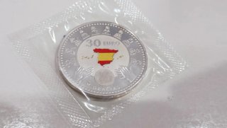 Moneda 40 y 30 Euro Plata Princesa y Covid