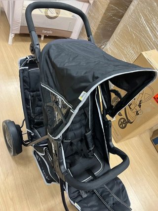 hauck Freerider Carro Gemelar Reclinable, Silla de Paseo Gemelar Plegable