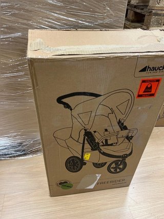 hauck Freerider Carro Gemelar Reclinable, Silla de Paseo Gemelar Plegable