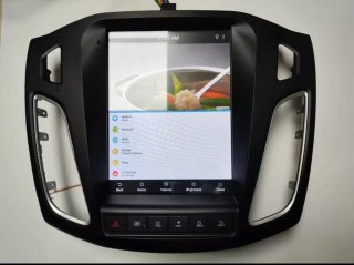 Rádio Ford Focus MK3 Tipo Tesla Android 14 + GPS