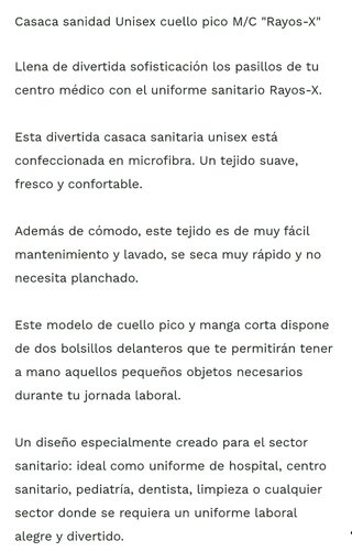 Casaca esqueleto rayos x