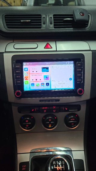 Rádio VW Golf 5,6/Passat B6 B7 Android 14  + GPS.