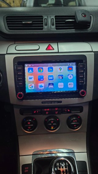 Rádio VW Golf 5,6/Passat B6 B7 Android 14  + GPS.