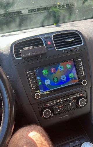 Rádio VW Golf 5,6/Passat B6 B7 Android 14  + GPS.
