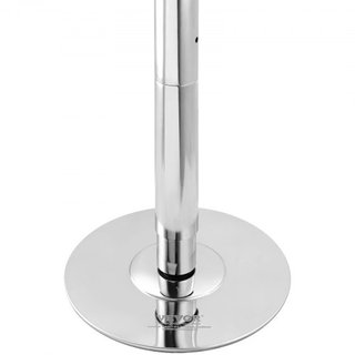 Polo de Baile Profesional, Kit de Polo de Baile Estático y Giratorio, Polo Removible y Portátil, Polo de Acero Inoxidable de 45 mm de Alta Resistencia, Polo de Fitness Ajustable en Altura, para Ej...