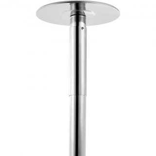 Polo de Baile Profesional, Kit de Polo de Baile Estático y Giratorio, Polo Removible y Portátil, Polo de Acero Inoxidable de 45 mm de Alta Resistencia, Polo de Fitness Ajustable en Altura, para Ej...
