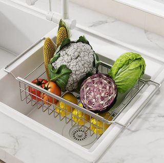 Estante Cocina Extensible Acero Inoxidable