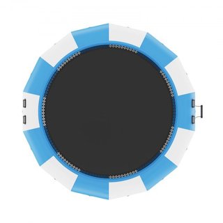Bouncer de Agua Inflable, Trampolín Recreativo de Agua de 15 pies, Plataforma de Salto Portátil con Escalera de 3 Pasos y Bomba de Aire Eléctrica, Rebotador Flotante para Niños y Adultos para Pisc...