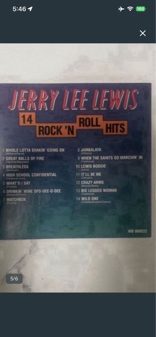 2 CDs Jerry Lee Lewis Rock 'n' Roll Hits