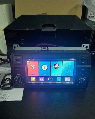 Rádio BMW E46 Android 14 + GPS  + Carplay sem fios