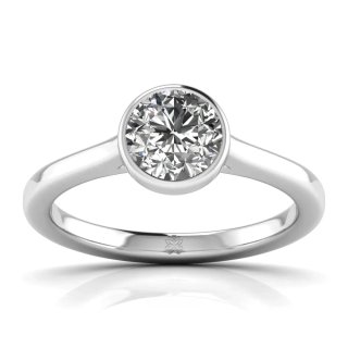 Anillo de compromiso minimalista oro 18k