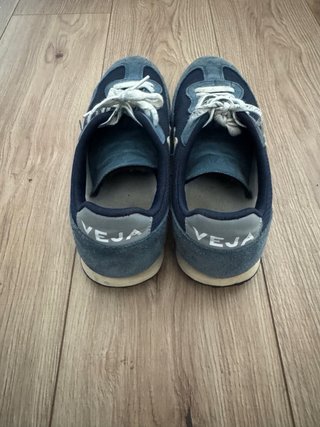 Zapatillas Veja deportivas azules y grises