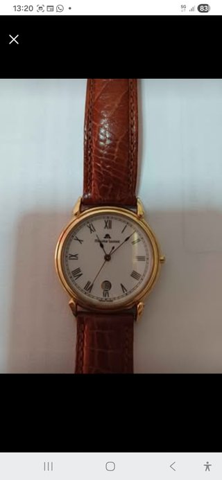 Reloj Maurice Lacroix Original Dorado y Marrón