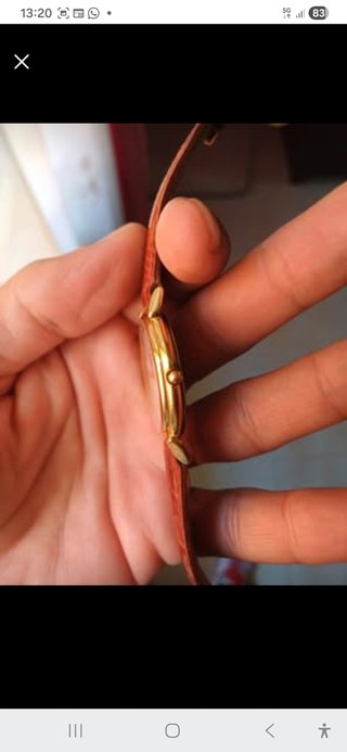 Reloj Maurice Lacroix Original Dorado y Marrón