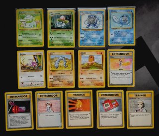 Lote de cartas Pokémon Base Set