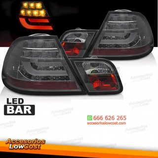 Pilotos traseros LED ahumados para BMW E46 Coupé