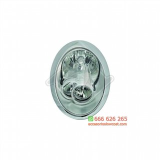 FARO DERECHO MINI R50 04-06 CROMO