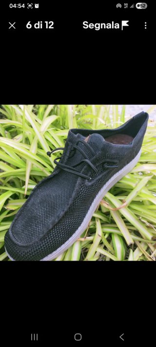 Scarpe uomo mocassino tela 43 prestige