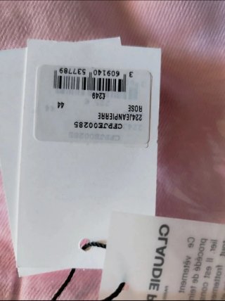 Pantalón Claude Pierlot Rosa Talla 44