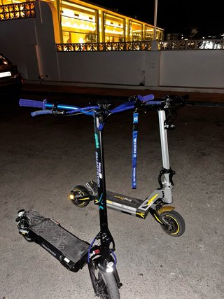 Patin Eléctrico Modificado DGT Azul Negro
