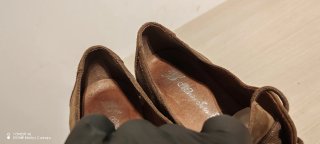 Zapatos de piel marrones para chica