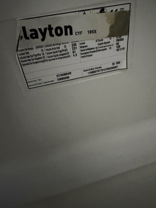 NEVERA COMBI CLAYTON INOX NOFROST SEGUNDAMANO