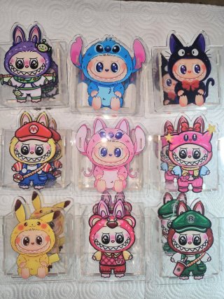 Lapiceros acrílicos Labubu mixtos